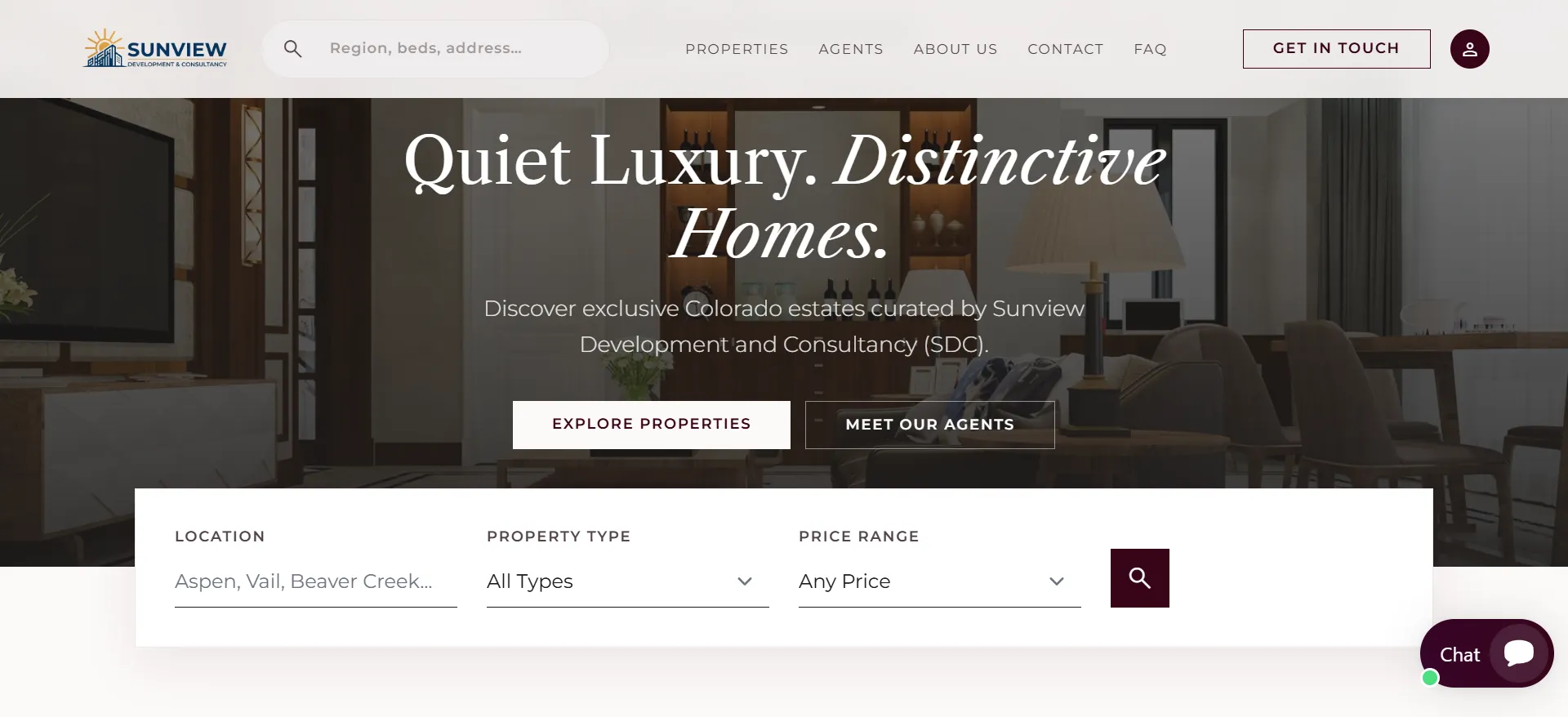 Real estate website